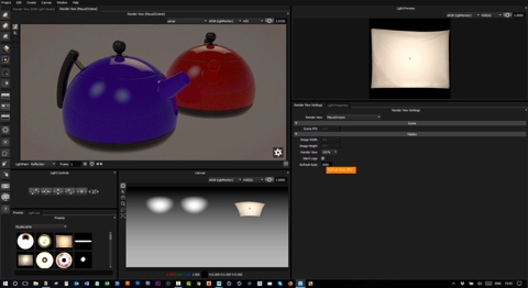 HDR Light Studio Carbon :: New Render View In Details