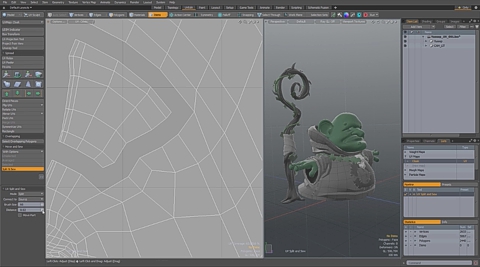 MODO 3D 11.1 :: UV TOOLS | SPLIT SEW