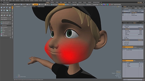 MODO 3D 11.1 :: MODELING | CONVERT FALLOFF CACHE