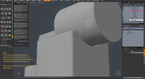 MODO 3D 11.2 :: FLEXFUSE KIT | MERGE MESH DUPLICATE