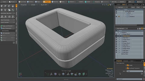 MODO 11 :: MESH OPERATION | GHOSTING AND EDIT BASE MESH