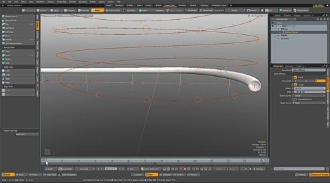 MODO 11 :: MODELING | SPLINE & BEZIER DEFORMER IMPROVEMENTS