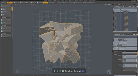 MODO 11 :: MESHFUSION | DAMAGE ASSEMBLY ARRANGEMENT