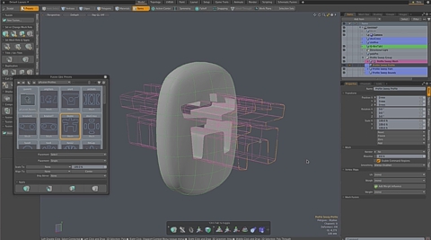 MODO 11 :: MESHFUSION | SWEEP ASSEMBLY WORKFLOW