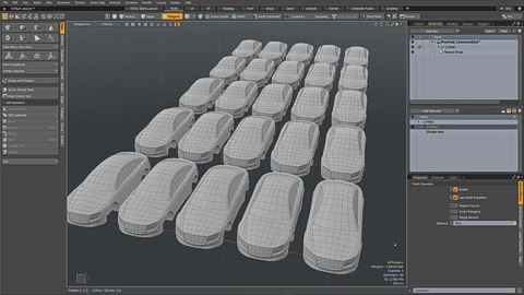 MODO 12.1 :: MESH OPS | SELECT CONNECTED SELECTION