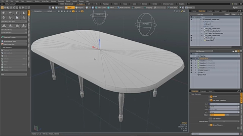 MODO 12.1 :: MESH OPS | MERGE POLY