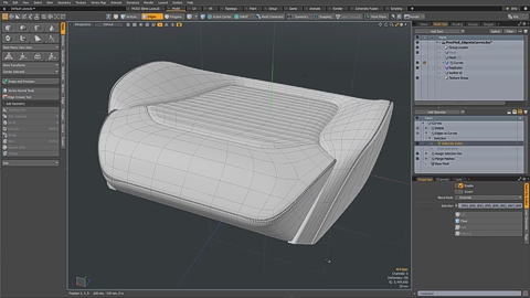 MODO 12.1 :: MESH OPS | EDGES TO CURVES