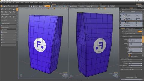 MODO 12.1 :: TEXTURING | FRONT CULLING