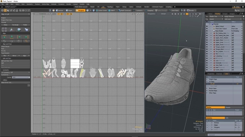 MODO 12.1 :: UV | POLYGON TAG