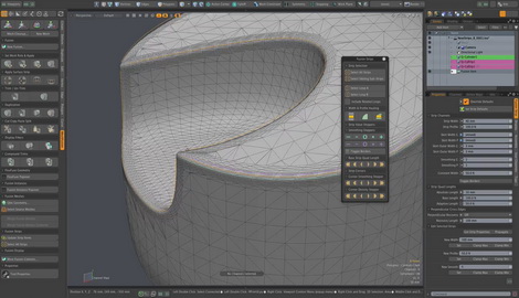 MODO 12.2 :: MESHFUSION | STRIP TOPOLOGY