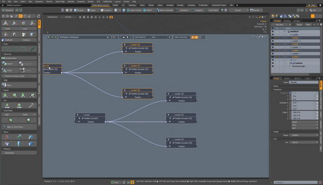 MODO 12.2 :: ANIMATION RIGGING | DUPLICATE NODE